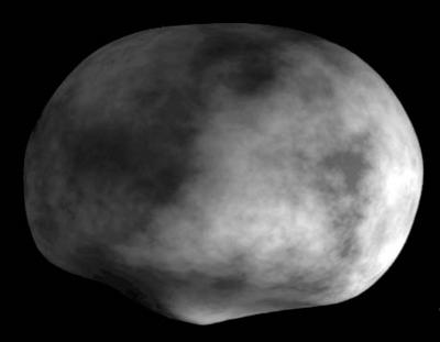 Computer model of asteroid Vesta (NASA)