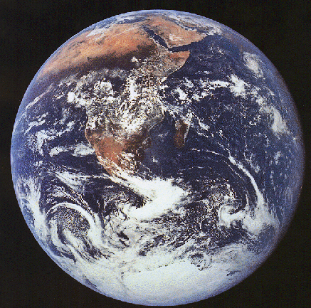 The Earth as seen from Apollo 17  (NASA)