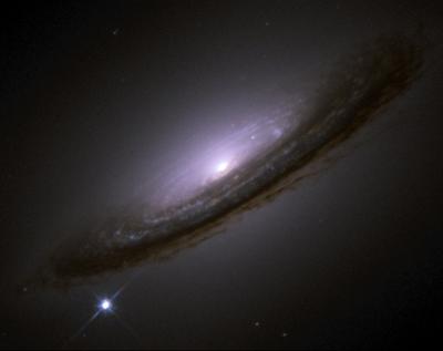 A supernova in galaxy NGC 4526(NASA)